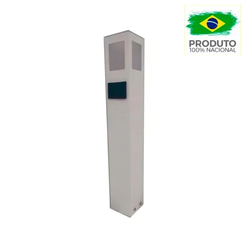 Poste Balizador Com Tomada para Jardim LED E27 50 cm